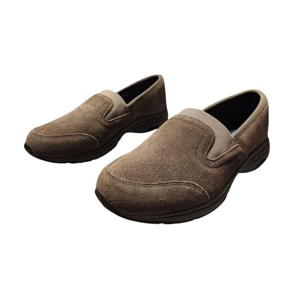 Easy Spirit Taiga slip on comfort shoe taupe suede 7.5m new - Picture 5 of 10